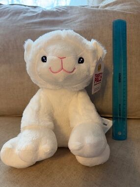 White Plush Lamb Stuffed Animal - Soft Kids Toy